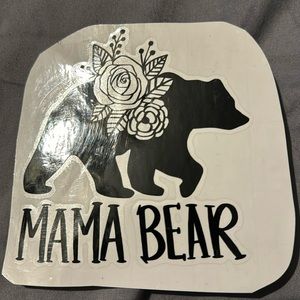 Mama bear decal (black)